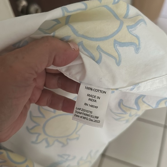 Free Planet Daily Short Sleeves Tropical Vibes Shirt sz M - Picture 11 of 11